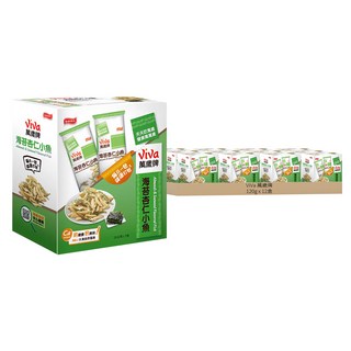 ViVa 萬歲牌 海苔杏仁小魚, 120g, 12盒