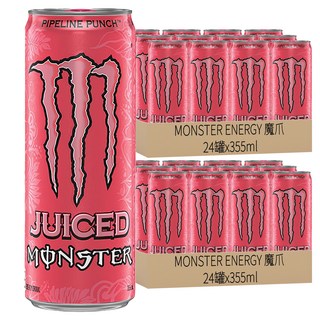MONSTER ENERGY 魔爪 管浪潘趣碳酸能量飲料, 355ml, 48罐