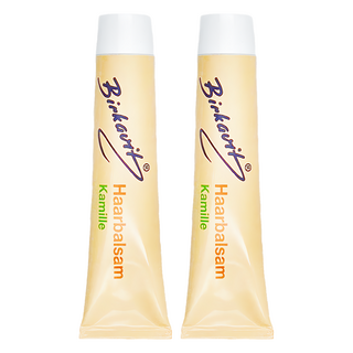 Birkavit 蓓兒卡菲 洋甘菊免沖洗護髮霜 75ml 保濕修復頭髮, 2個