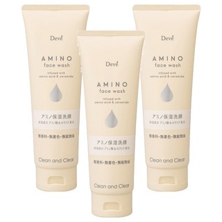 KUMANO 熊野油脂 DEVE高保濕洗面乳 胺基酸 170g 無香精 無色素 無礦物油, 3條