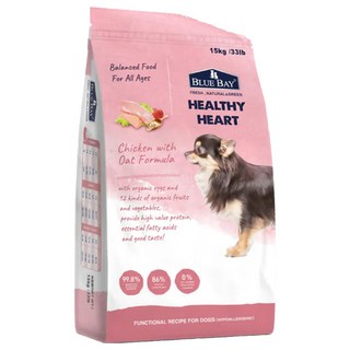 BLUE BAY 倍力 S30 低敏狗糧，雞肉燕麥配方，高纖燕麥，含薑黃素及紅麴, 雞肉, 燕麥, 15kg, 1袋