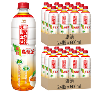 濃韻 烏龍茶 無糖 雙重認證 品質保障 茶香濃郁 口感豐富 搭配美食, 600ml, 48瓶