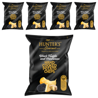 HUNTER'S Gourmet 黑松露帕瑪森 手工洋芋片, 125g, 5包