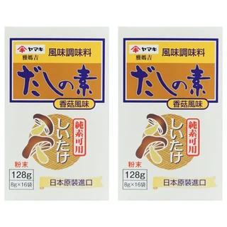 雅瑪吉香菇風味料｜天然香菇精華 提升料理風味 獨立包裝 健康安心, 128g, 2入