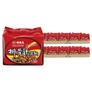 味丹 味味A 排骨雞湯麵 90g, 60包