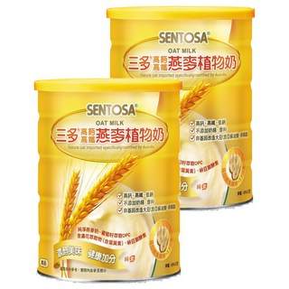 SENTOSA 三多高鈣高纖燕麥植物奶, 不含乳糖與蔗糖, 850g, 2罐