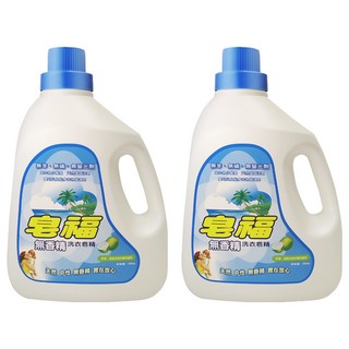 皂福 無香精洗衣皂精 中性親膚 泡沫少 好沖洗 高生物分解度95%, 3.3kg, 2桶