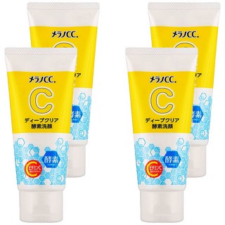 Melano CC毛孔清透酵素洗面乳 深層清潔毛孔 維他命C亮白 溫和洗淨, 130g, 4件