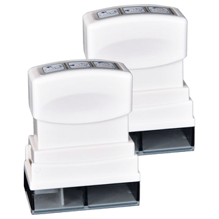 SSDream 隨身攜帶印章型安全可切藥片藥盒, 2個