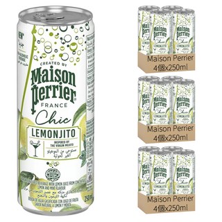 Maison Perrier Chic 氣泡雞尾酒風味飲 檸檬莫西多, 250ml, 12個
