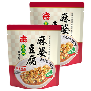 義美 麻婆豆腐200g/包 無添加防腐劑 多種料理方式 方便快速上桌, 200g, 2包