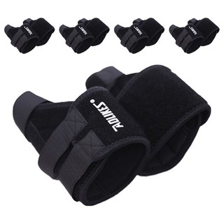 aolikes 拇指矯正套 1051 黑色/右腳, 5入