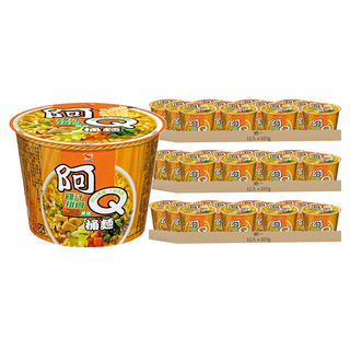 統一 阿Q桶麵 雞汁排骨風味麵 107g, 36入