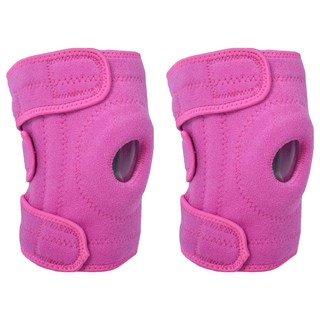 AD-ROCKET 多重加壓膝蓋減壓墊 限定款 OK布 EVA 萊卡 材質, 52.5 x 20.5cm, 桃紅色, 2個