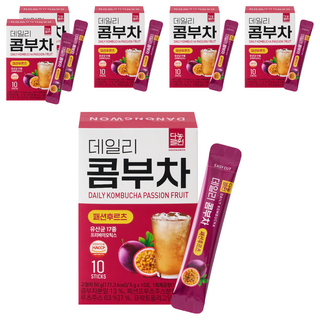 Danongwon 乳酸菌康普茶 百香果, 10包, 5g, 6盒