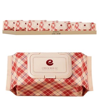 enblanc 輕柔石榴 純水濕紙巾 掀蓋式, 80張, 10包