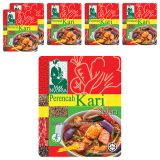 MAK NYONYA 馬來媽媽 南洋素咖哩風味即煮醬, 200g, 無添加, 6-8人份, 6包