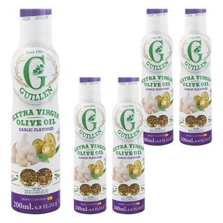 GUILLEN 特級初榨蒜味橄欖油 噴霧式 西班牙原裝進口, 200ml, 5瓶