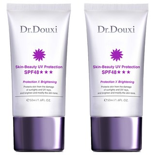 Dr.Douxi 朵璽 晶鑽美肌潤色隔離霜 SPF48 50ml, 自然潤色款, 2條