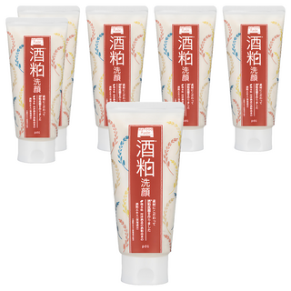 pdc 酒粕洗面乳 奶油綿密質地 溫和清潔, 170g, 6條