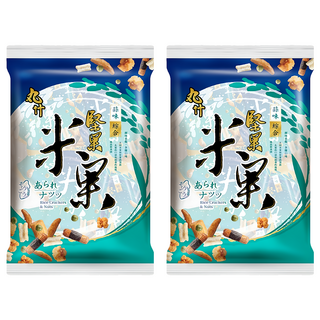 丸什 米果堅果 蒜香, 160g, 2個