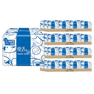 LIVI 優活 單層優拭衛生紙 原生紙漿 無螢光劑, 1入, 120包