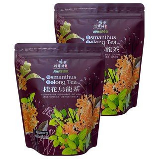 AWAStea 阿華師 桂花烏龍茶 三角立體茶包, 4g, 20包, 2袋