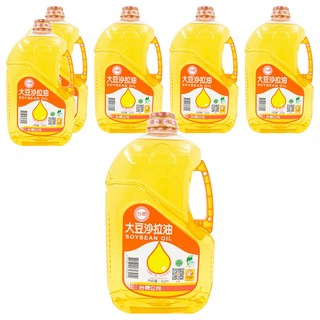 台糖大豆沙拉油，不飽和脂肪酸含量80%以上，經濟實惠，適合煎、煮、炒及製作沙拉, 3L, 6瓶