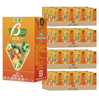 波蜜 BCE 還原蔬果汁 30% 160ml 24入, 96入