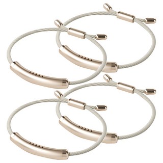 精油防蚊手環 不透明香檳金款, 4個, 5g