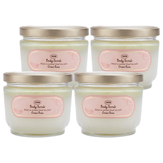 SABON 全新升級 身體磨砂膏 以色列綠玫瑰, 600g, 4件