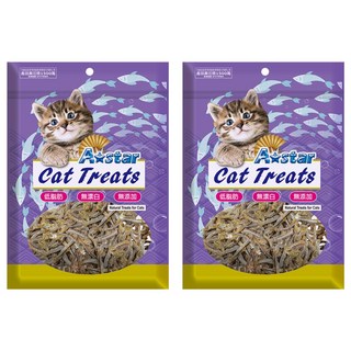A star am貓咪小魚干 2入 貓咪零食 天然無添加 低脂肪, 小魚乾, 40g, 2包
