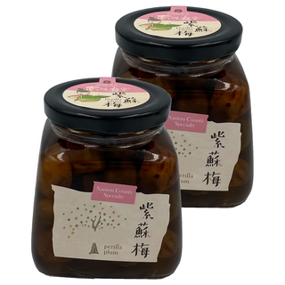 南投縣農會 南投梅宴 紫蘇梅, 530g, 2罐