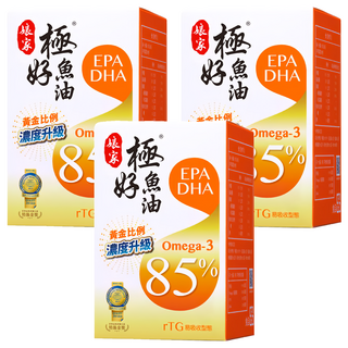 娘家 極好85%魚油軟膠囊, 60顆, 0.85g, 3盒