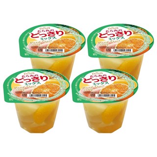 Tarami 達樂美 果凍杯 什錦水果 230g (蜜柑、白桃、黃桃、鳳梨), 4個