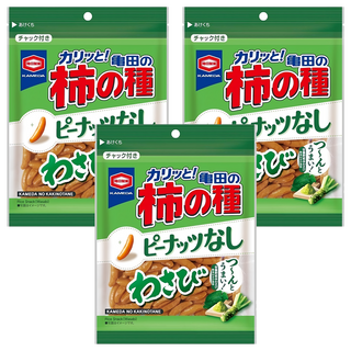 龜田製菓 柿之種 米果, 3包, 91g