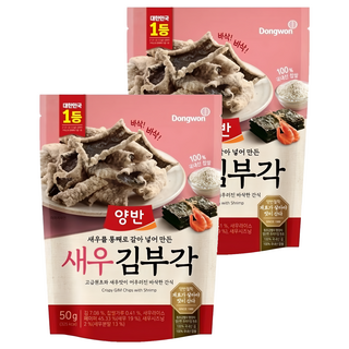 Dongwon 東遠 Yangban 兩班 海苔脆片 蝦風味, 50g, 2包