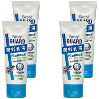 Biore 蜜妮 台灣公司貨 GUARD防蚊乳液 晨曦綠芳香, 100g, 4條