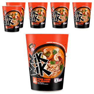 ZikZik 泰式酸辣風味杯麵 65g, 6入