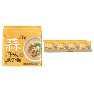 維力 一度贊 蒜味豚骨麵 190g, 12包