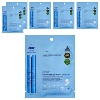 VT COSMETICS CICA 300保濕微晶2 STEP精華1.5g + 面膜27g, 6片, 1入