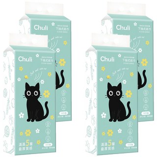 Chuli 初梨 下抽式紙巾, 1入, 4包