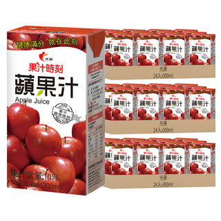 光泉 果汁時刻蘋果汁, 300ml, 72入