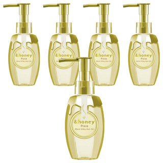 &honey pixie 蜂蜜飄逸柔潤髮油3.0, 撫平毛躁，使秀髮柔順亮澤，100ml，乾枯髮、細軟髮質適用, 5瓶