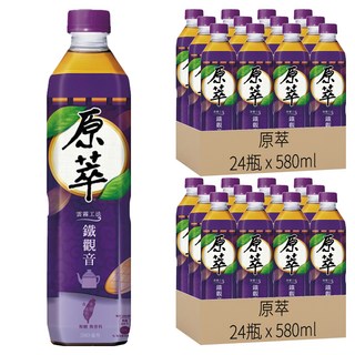 原萃 鐵觀音, 無糖 無香料 雲霧工法, 580ml, 48瓶