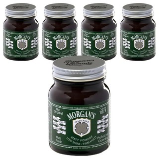 Morgans Pomade 摩根氏 綠標髮油, Matt Pomade, Low Shine/Firm Hold, 100g, 5件