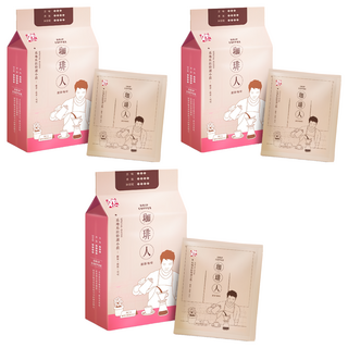 戀 珈琲人濾掛咖啡 瓜地馬拉特選小農綜合, 9g, 8包, 3袋