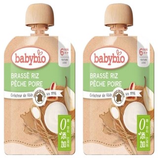 babybio 纖果泥, 85g, 2包