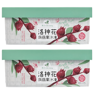 池上鄉農會 洛神花蒟蒻果汁凍 25個x (500g/盒) Q彈爽口, 2盒