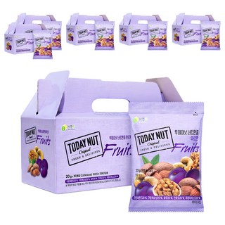 TODAY NUT 水果乾堅果隨身包禮盒, 6盒